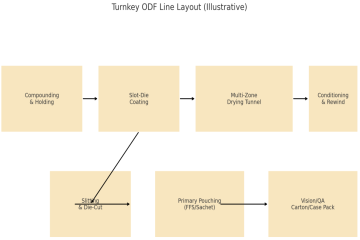 Turnkey ODF Lines Explained: Coating, Drying, Slitting, and Pouching