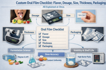 Custom Oral Film Checklist: Flavor, Dosage, Size, Thickness, Packaging—All Explained at Once
