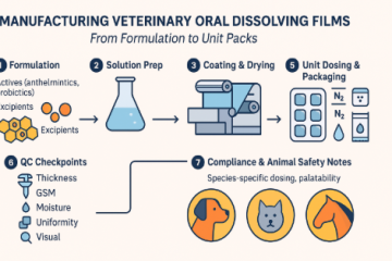 Manufacturing Veterinary Oral Dissolving Films : From Formulation to Unit Packs